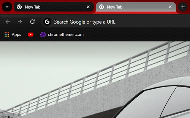 Nissan GT-R Nismo Chrome theme - Screenshot 2
