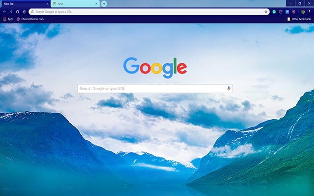 Nordic Ski Chrome theme - Screenshot 2