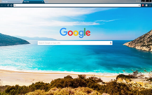 Ocean Coast Chrome theme - Screenshot 2