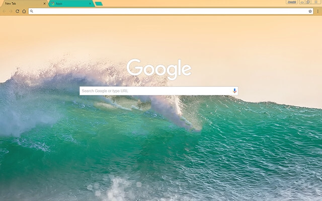 Ocean Crush Chrome theme - Screenshot 2