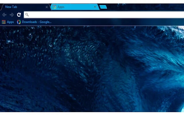 Ocean Chrome theme - Screenshot 2
