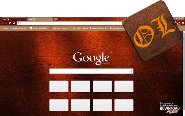Old Leather Chrome theme - Screenshot 2
