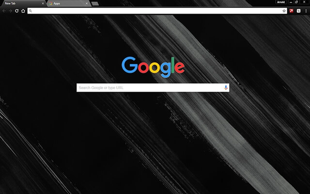 Painted Black Chrome theme - Screenshot 2