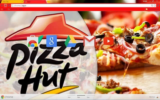 Pizza Hut Chrome theme - Screenshot 2