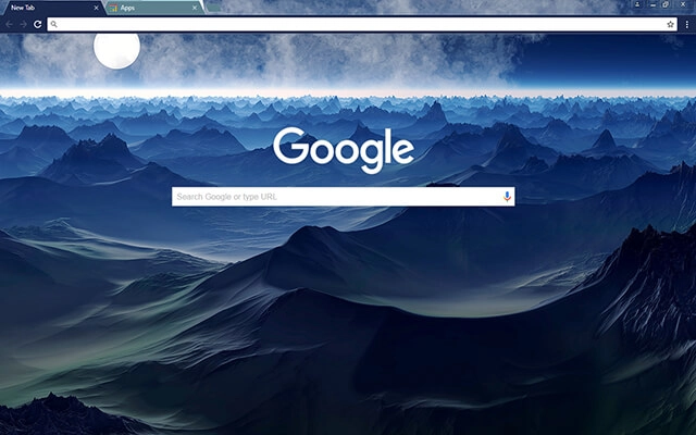 Planet X Chrome theme - Screenshot 2