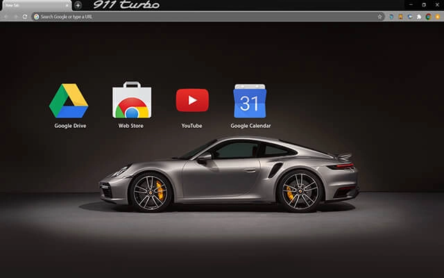 Porsche 911 Turbo Chrome theme - Screenshot 3