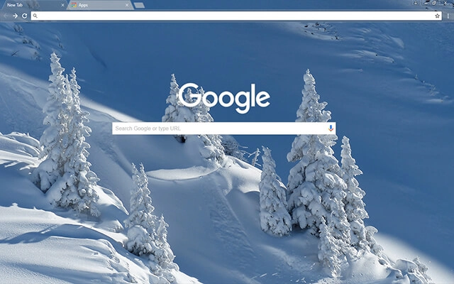 Pure Wintry White Chrome theme - Screenshot 2
