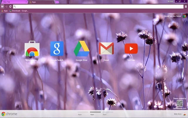 Purple Ambiance Chrome theme - Screenshot 2