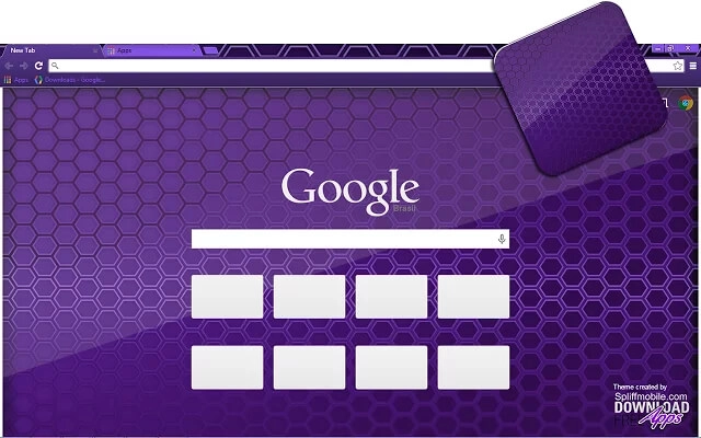 Purple Colmeia Chrome theme - Screenshot 2