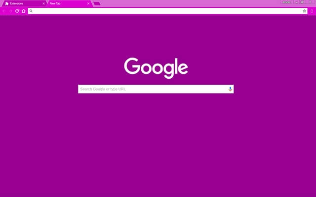Purple Chrome theme - Screenshot 2