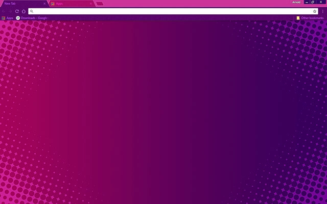 Purple Halftone Theme