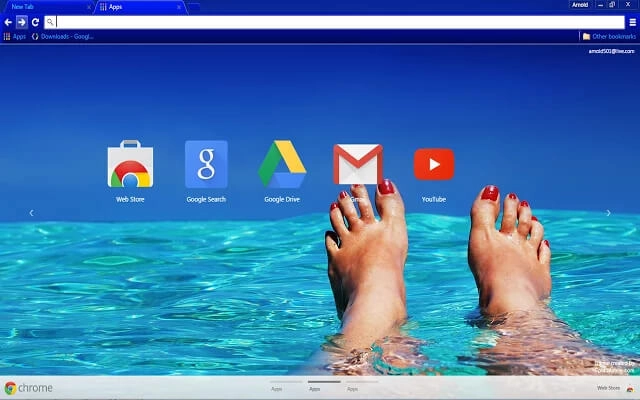 Relax Chrome theme - Screenshot 2