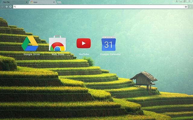 Rice Paddy Chrome theme - Screenshot 3