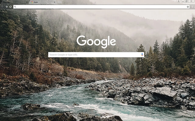 River Man Chrome theme - Screenshot 2
