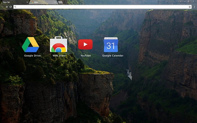 River Mountain Chrome theme - Screenshot 3