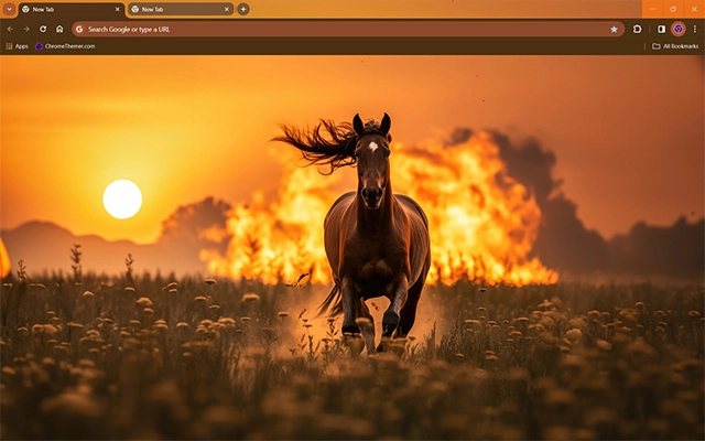 Running Horse Theme