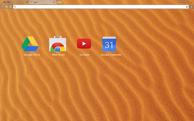 Sandy Chrome theme - Screenshot 3