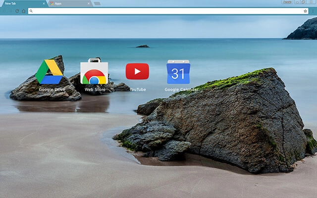Sea Rocks Chrome theme - Screenshot 3