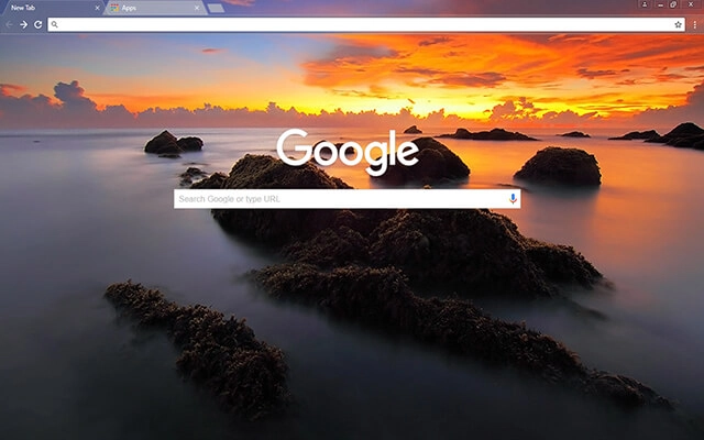 Sea Scape Chrome theme - Screenshot 2