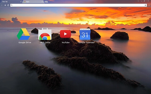 Sea Scape Chrome theme - Screenshot 3