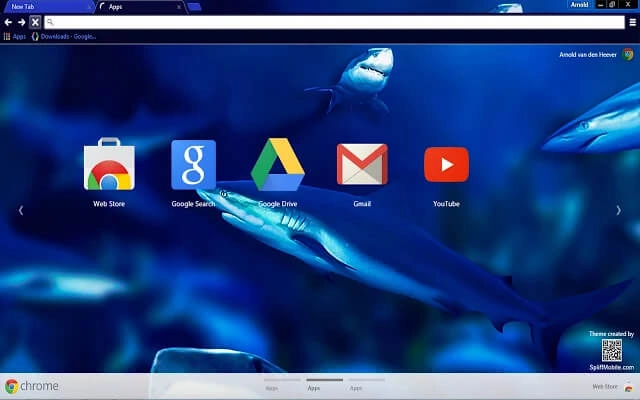 Sharks Chrome theme - Screenshot 3