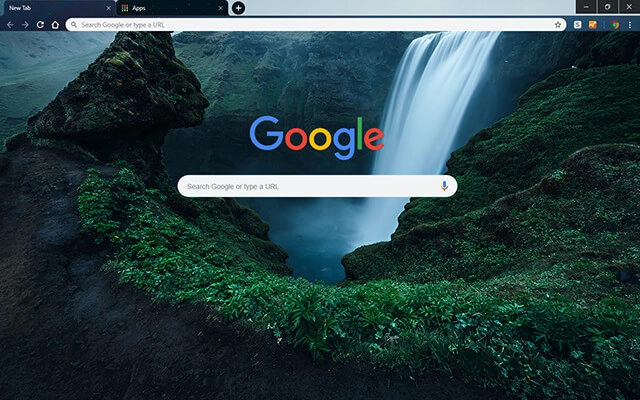 Skogafoss Waterfall Chrome theme - Screenshot 2