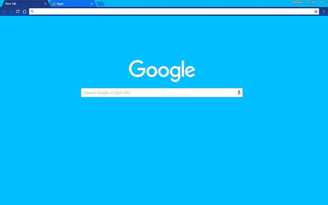 Sky Blue Chrome theme - Screenshot 2