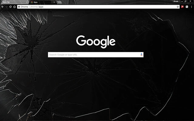 Smashed Chrome theme - Screenshot 2