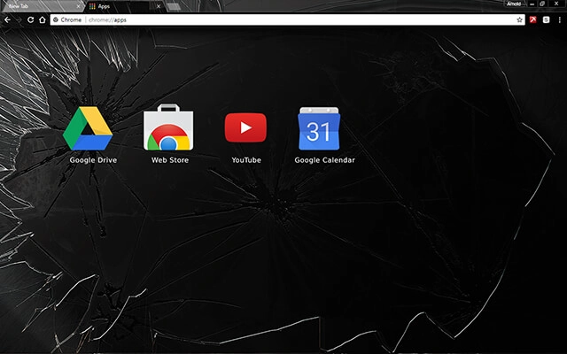 Smashed Chrome theme - Screenshot 3
