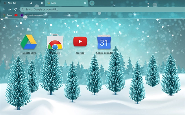 Snowy Winter Chrome theme - Screenshot 3
