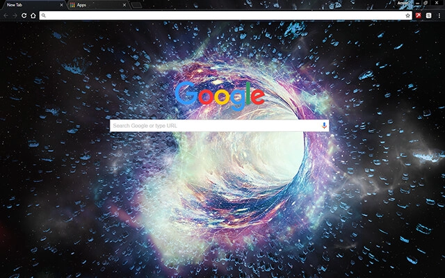 Space Debris Chrome theme - Screenshot 2