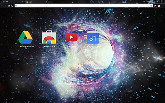 Space Debris Chrome theme - Screenshot 3