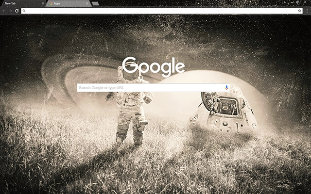 Space Trip Chrome theme - Screenshot 2