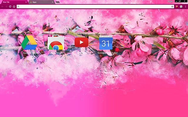 Spring Branches Chrome theme - Screenshot 3