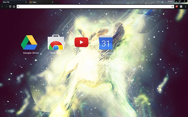 Star Dust Puppy Chrome theme - Screenshot 3