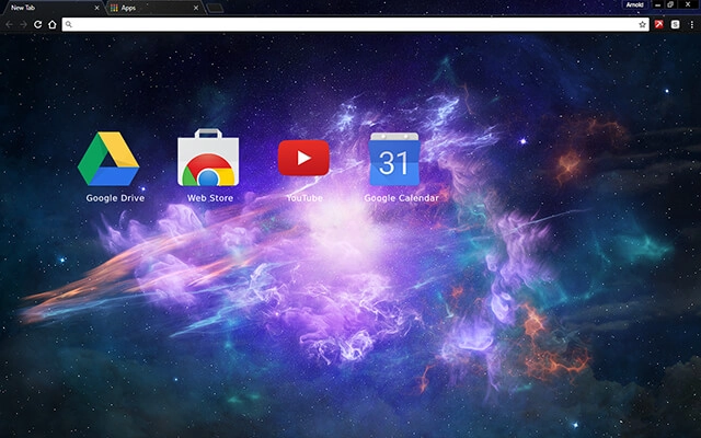 Star Light Chrome theme - Screenshot 3
