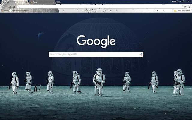Star Wars Rogue One Chrome Theme