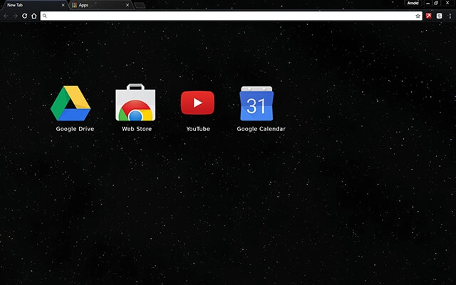 Starfield Chrome theme - Screenshot 3