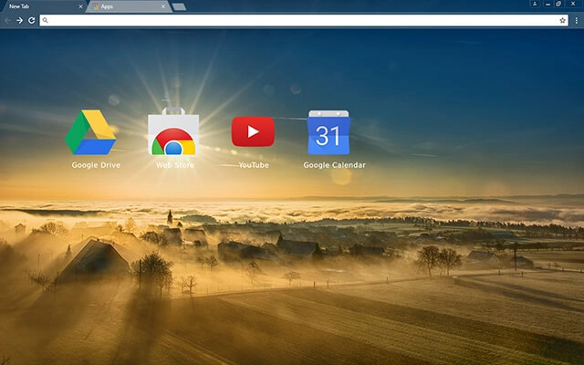 Sunny Valley Chrome theme - Screenshot 3