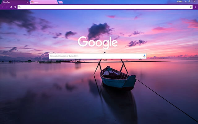 Sunrise Bay Chrome theme - Screenshot 2