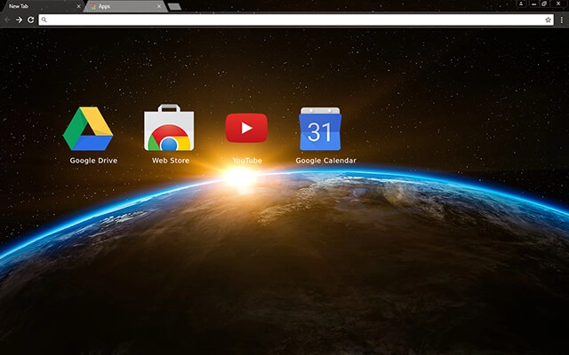 Sunrise Chrome theme - Screenshot 3