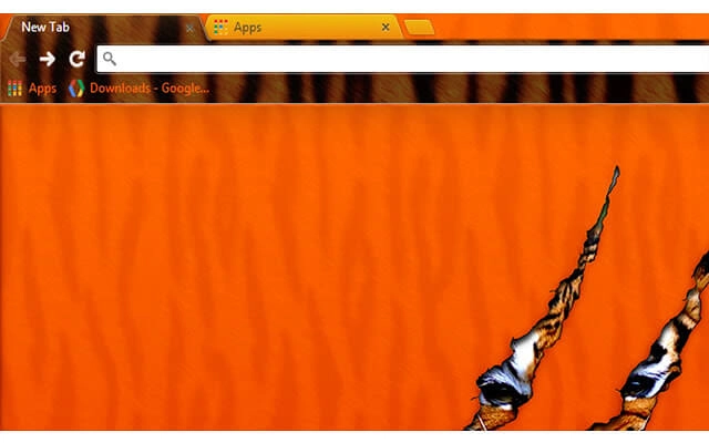 Tiger Inside Chrome theme - Screenshot 2