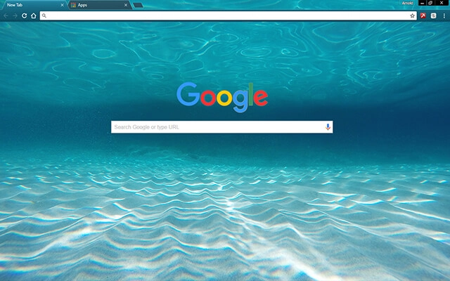 Tranquil Water Chrome theme - Screenshot 2