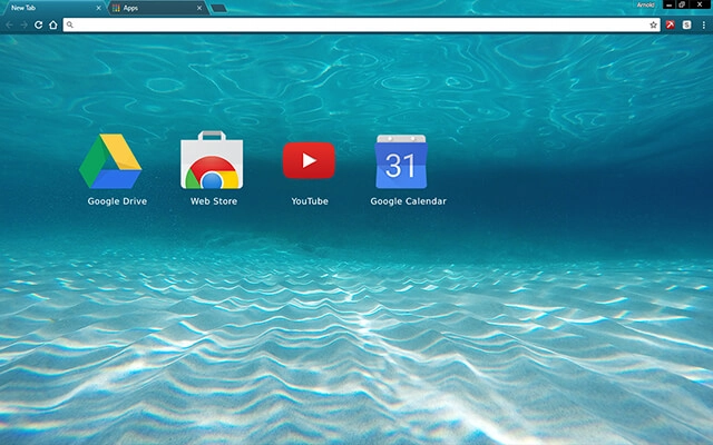 Tranquil Water Chrome theme - Screenshot 3