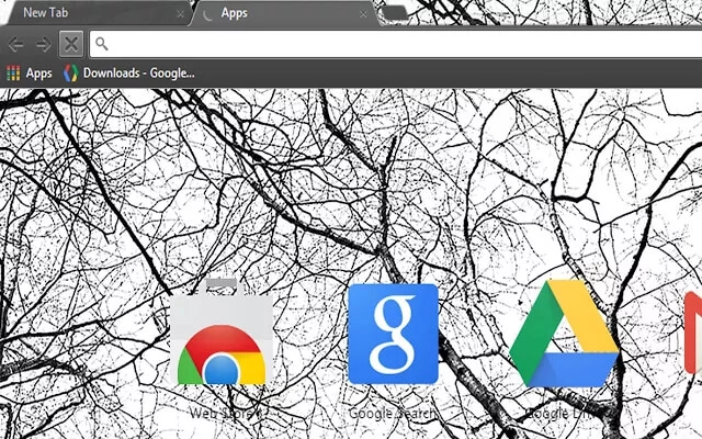 Tree Branches Chrome theme - Screenshot 3