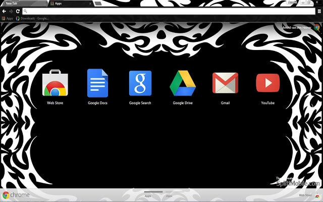 Tribal Chrome theme - Screenshot 3
