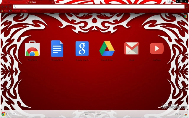 Tribal Red Chrome theme - Screenshot 3