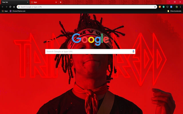 Trippie Redd Chrome theme - Screenshot 2