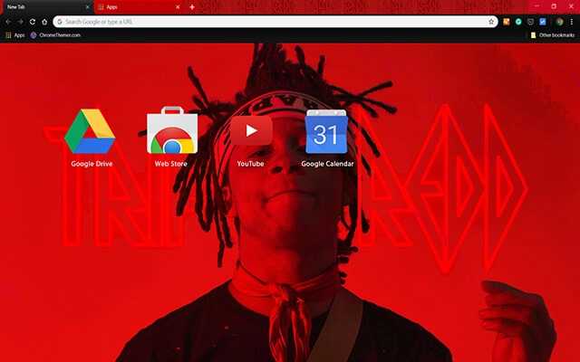 Trippie Redd Chrome theme - Screenshot 3