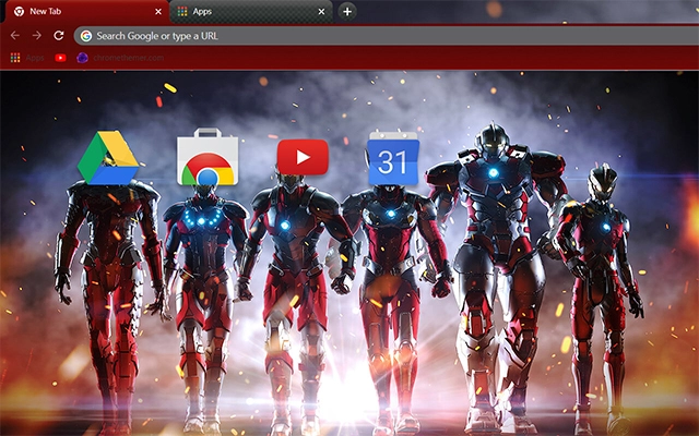 Ultraman Chrome theme - Screenshot 3